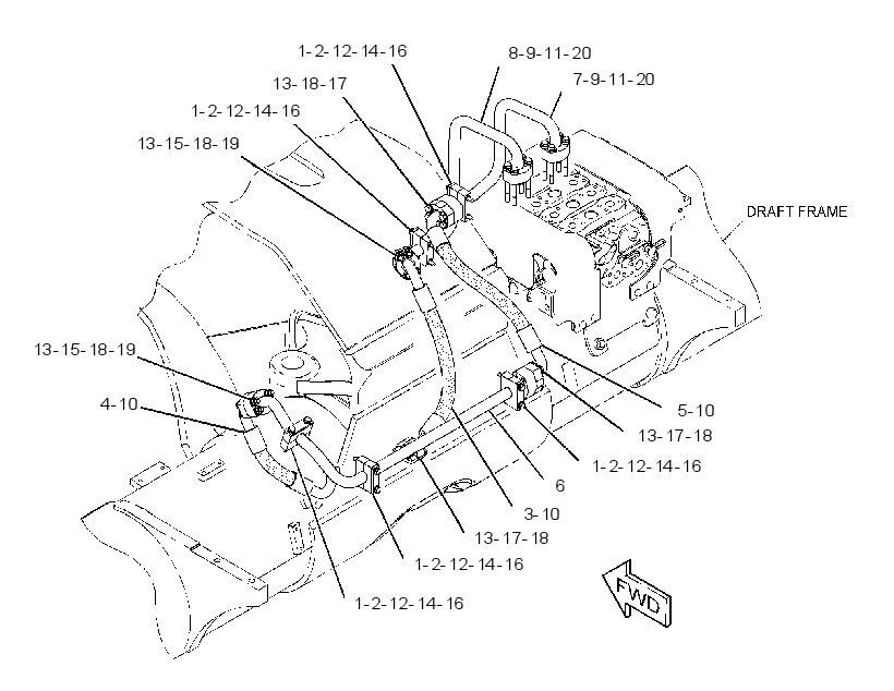 LINES GP-APRON 3106363 CAT