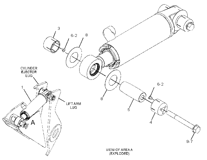 CYLINDER & MTG GP-EJECTOR 1575532 CAT