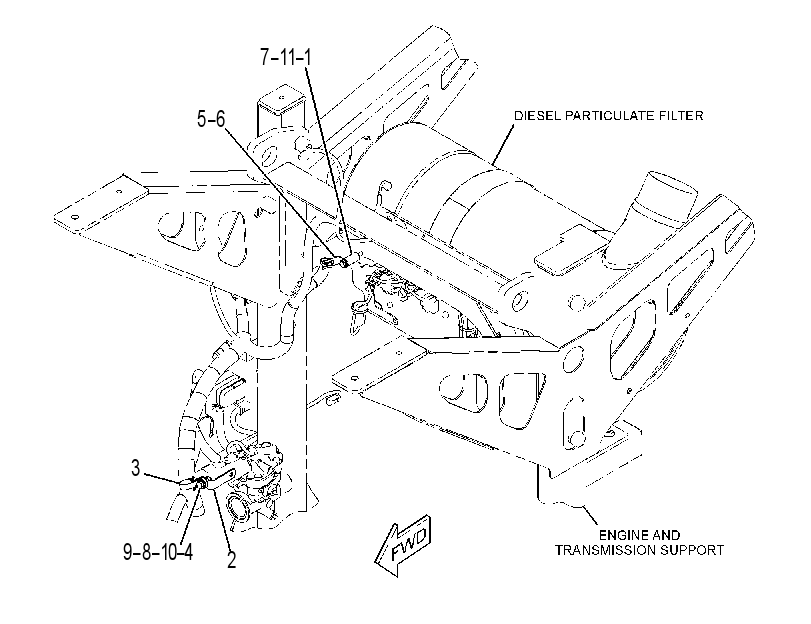 SENSOR & MTG GP-SOOT 3503172 CAT