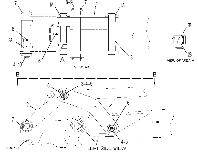 LINKAGE GP-BACKHOE BUCKET 1191658 CAT