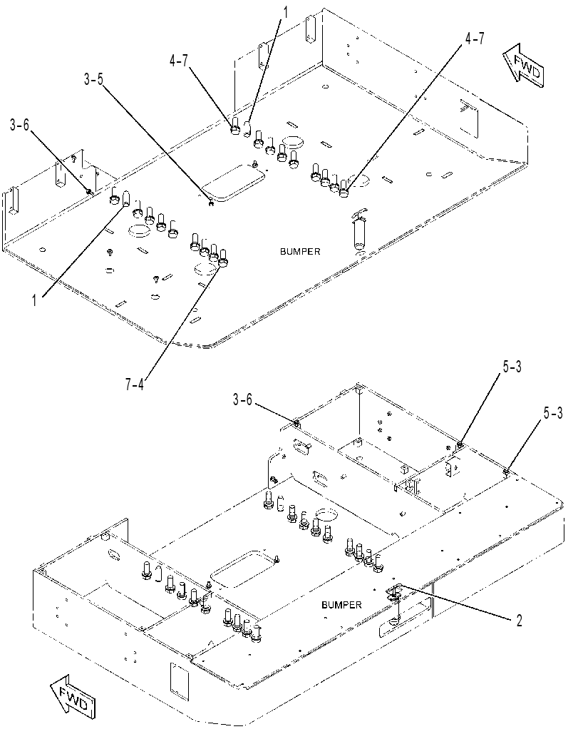 MOUNTING GP-BUMPER 3273740 CAT