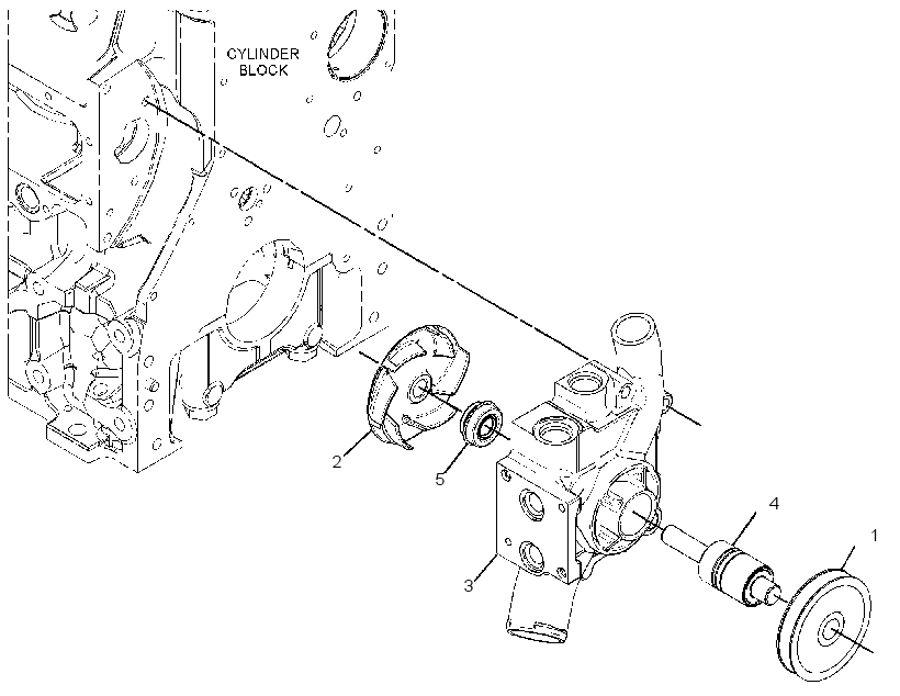 PUMP AS-WATER 3522153 CAT