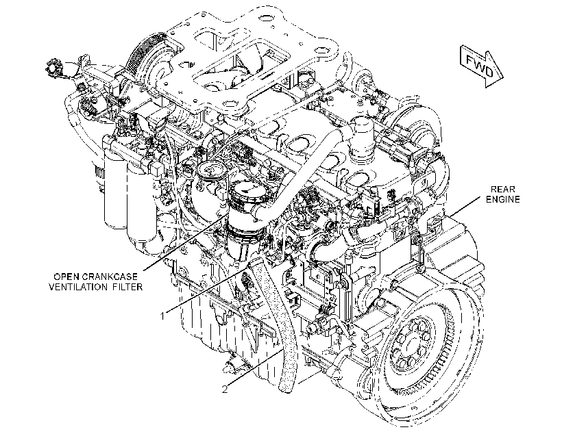 Система отвода газов 3461257 CAT