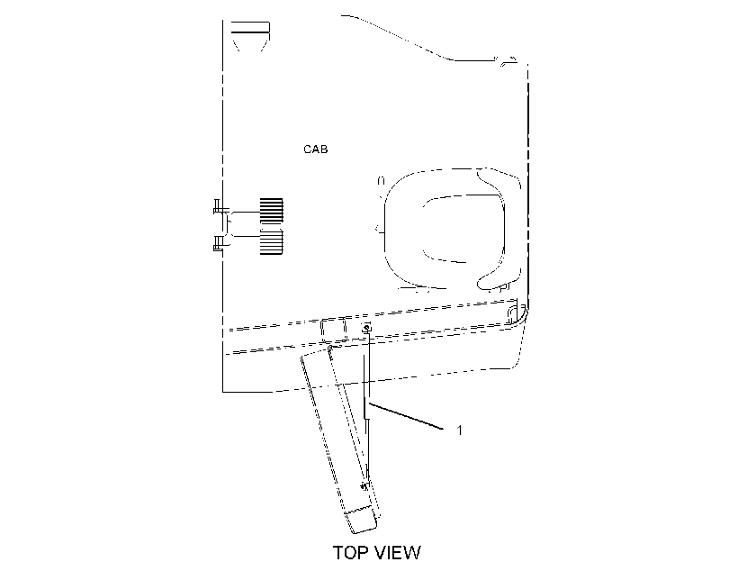 SPRING GP-CAB DOOR 1806427 CAT