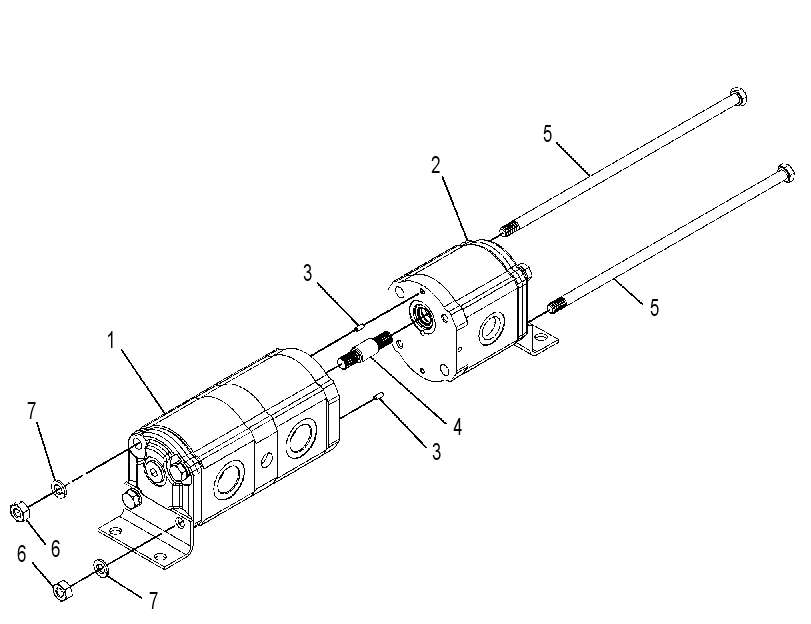 PUMP & MOTOR GP-AXLE OIL CLR 3361566 CAT
