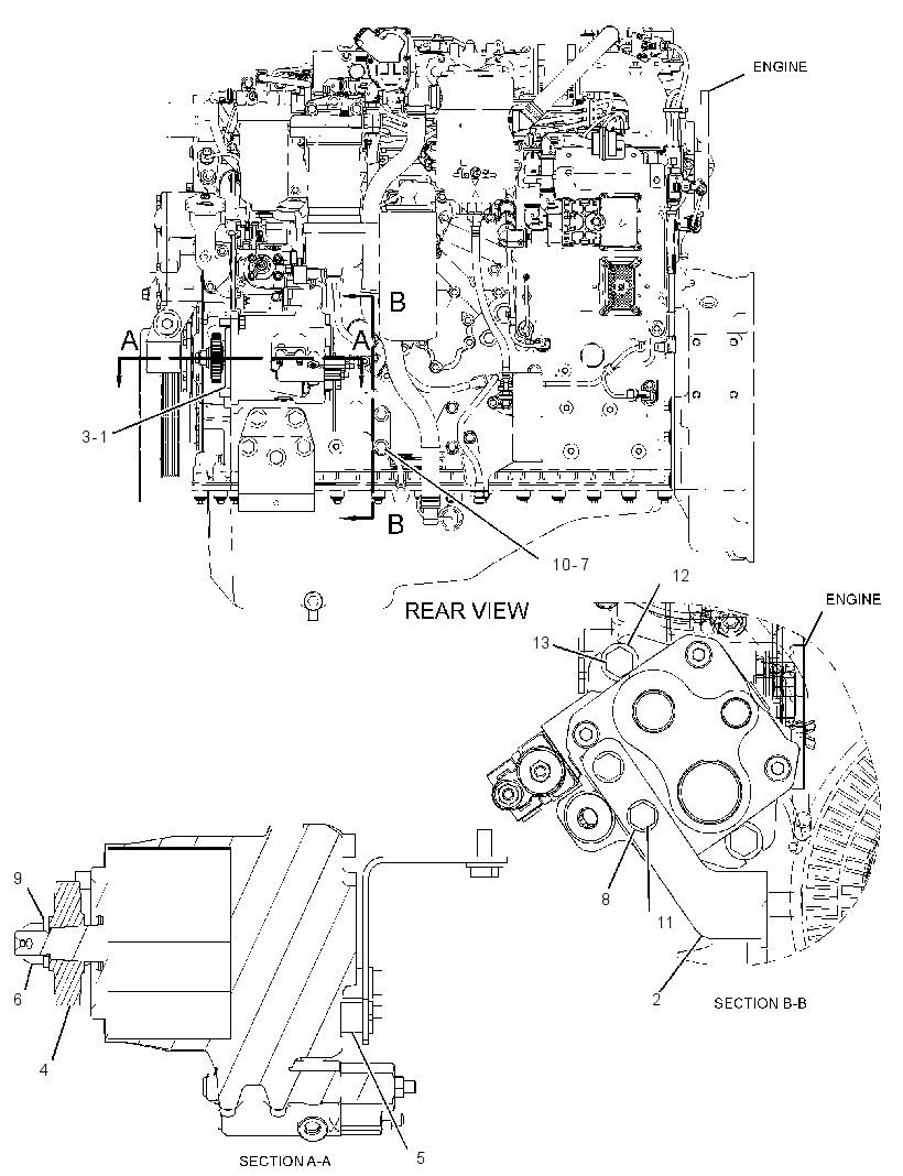 PUMP & MTG GP-BRAKE & HYD FAN 3172608 CAT