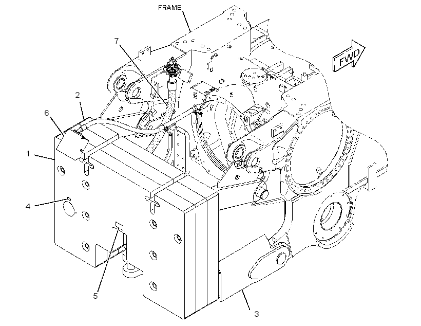 DRAWBAR AR 3573520 CAT