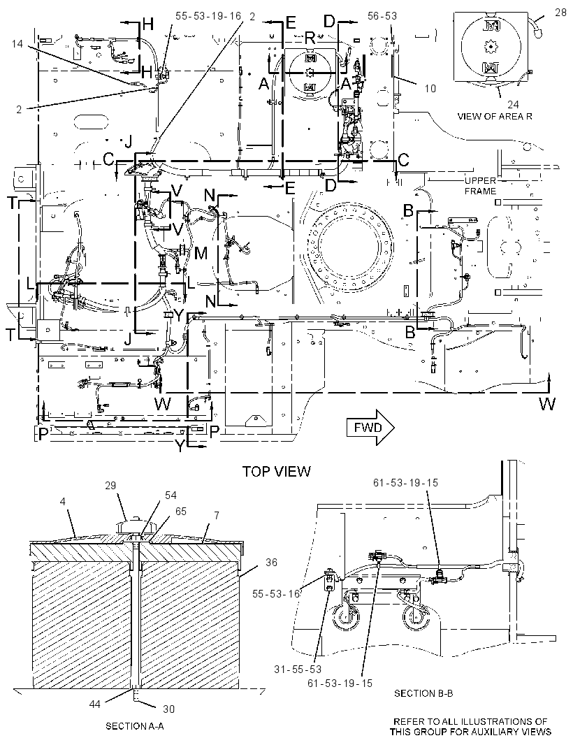 Проводка шасси 3540018 CAT