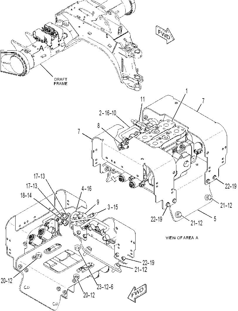 VALVE & MTG GP-HYDRAULIC 3106332 CAT