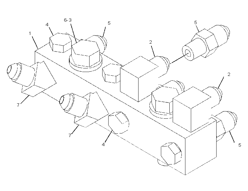 BLOCK GP-LUBRICATION 1570353 CAT