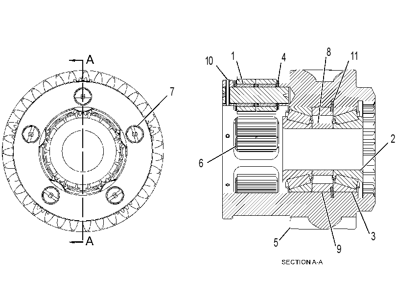 GEAR GP-PLANETARY 3462076 CAT