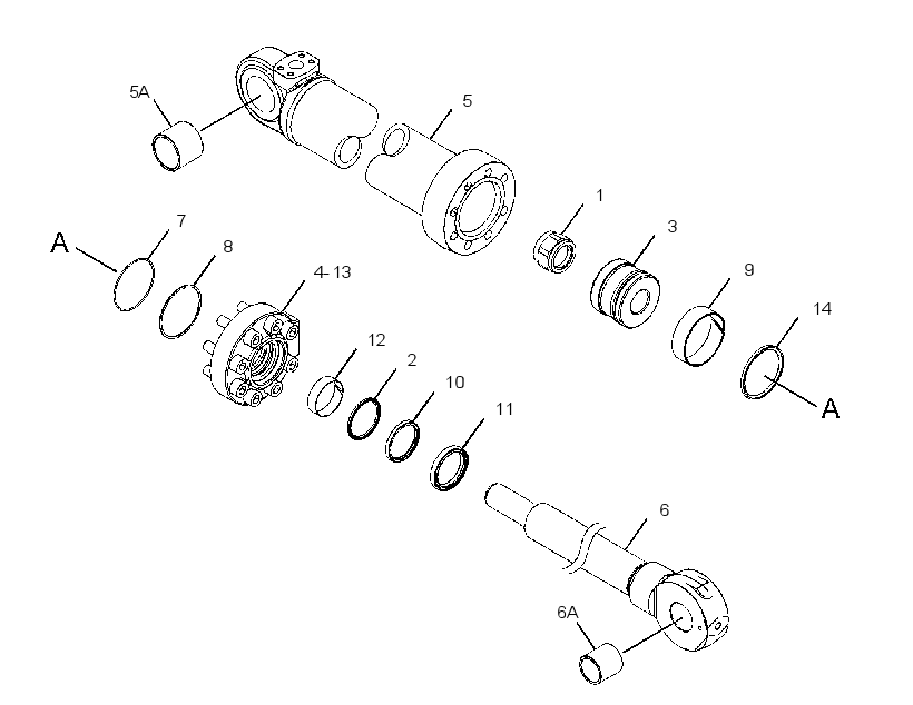 CYLINDER GP-FLOOR 3287673 CAT