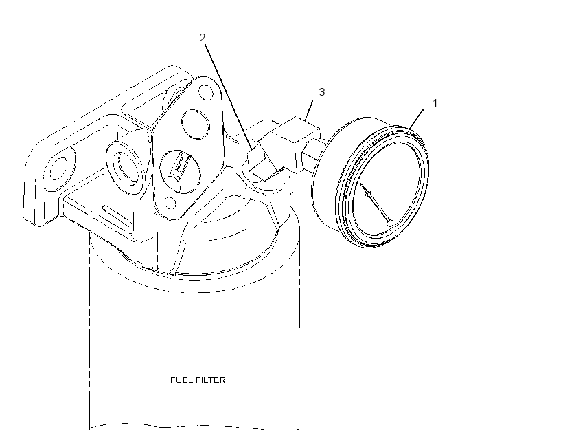 GAUGE GP-FUEL PRESSURE 3799741 CAT