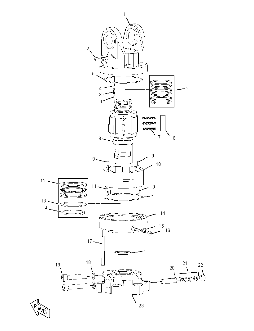 ROTATOR GP-HYDRAULIC 3654929 CAT