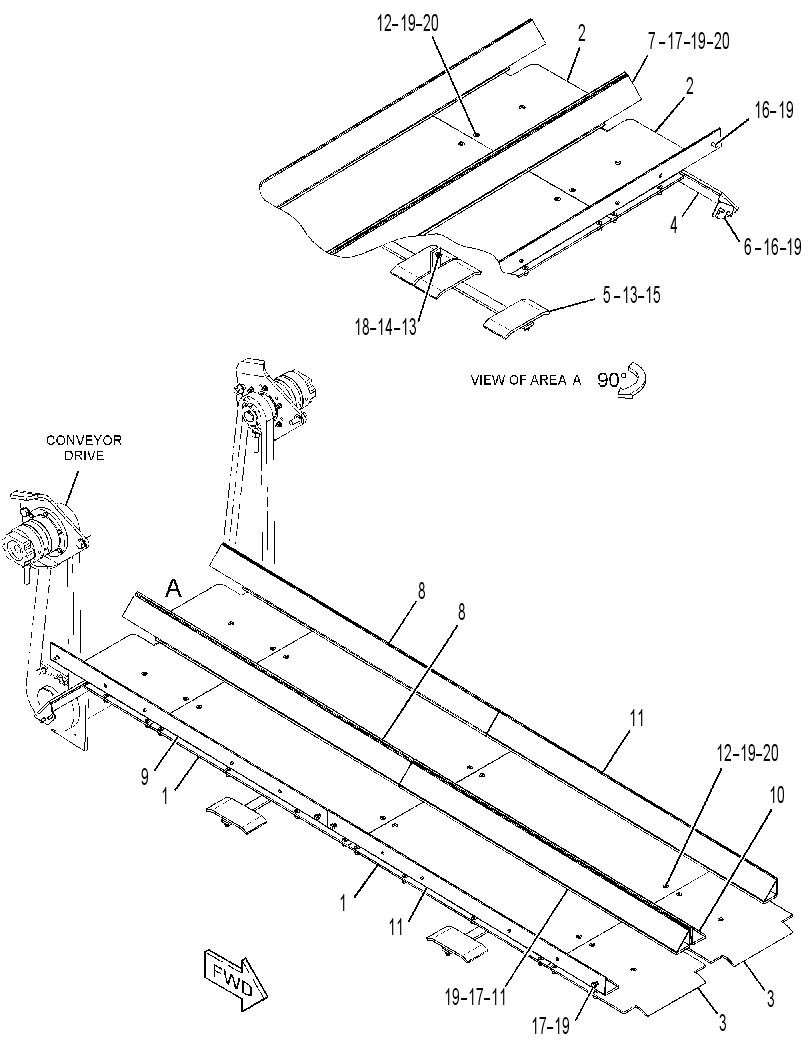 GUARD GP-CONVEYOR 2636002 CAT