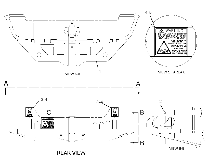 HOOK GP-BRAKE RELEASE 2443625 CAT