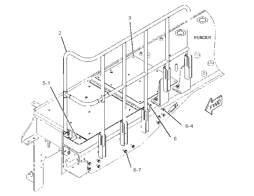 GUARDRAIL GP 3732776 CAT