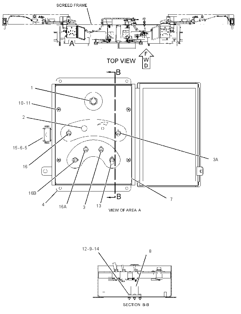 BOX GP-SCREED CONTROL 2558078 CAT