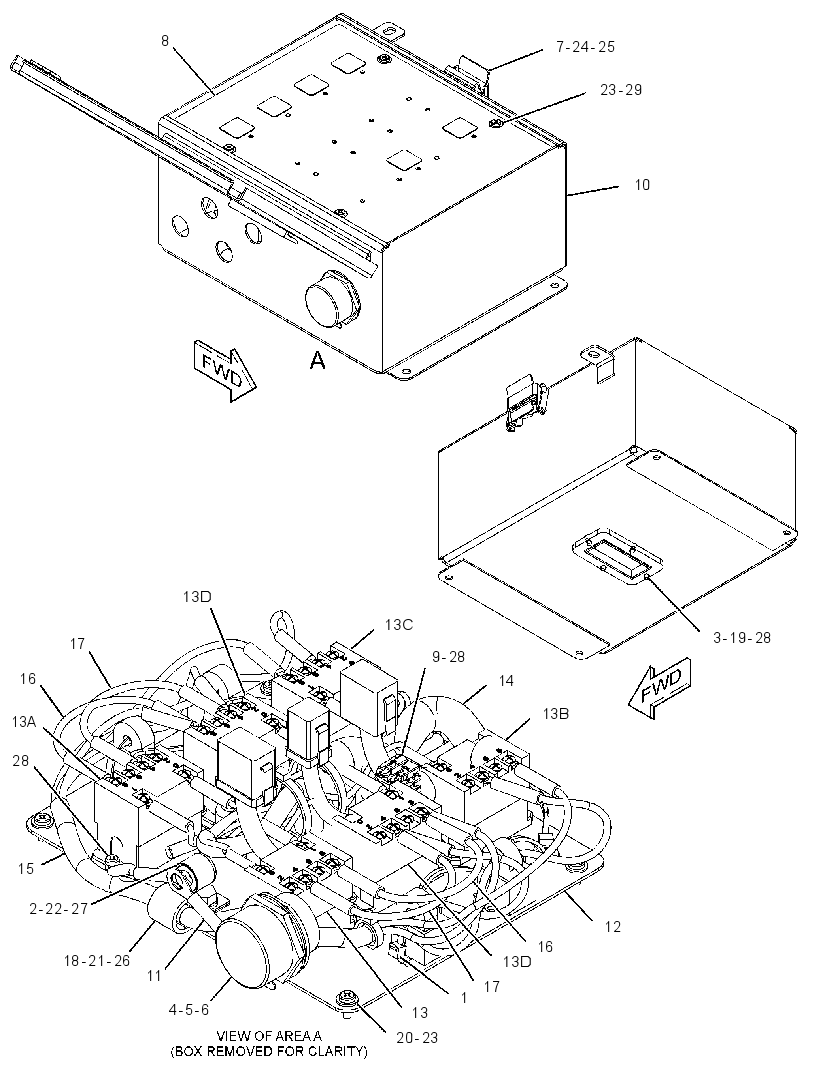 BOX GP-SCREED CONTROL 3482399 CAT