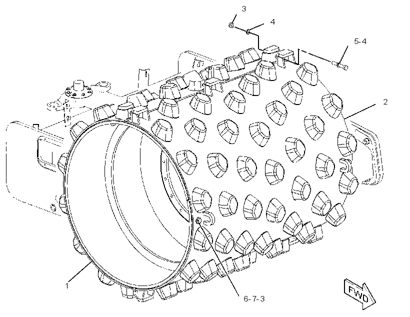 DRUM GP-PADDED 3042119 CAT