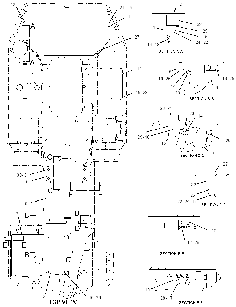 COVER GP-DECK 2780793 CAT