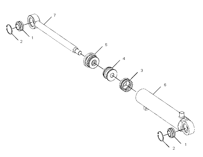 CYLINDER GP-FEED ROLLER ARM 3723835 CAT