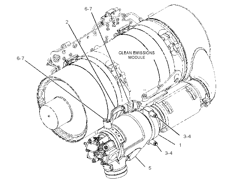 COMBUSTION & MTG GP-EXHAUST 3649040 CAT