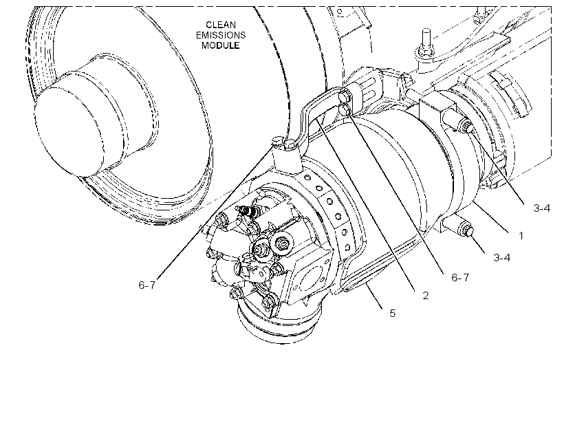 COMBUSTION & MTG GP-EXHAUST 3649039 CAT