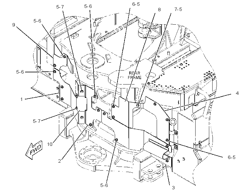 GUARD GP-HITCH & STEERING 3558742 CAT