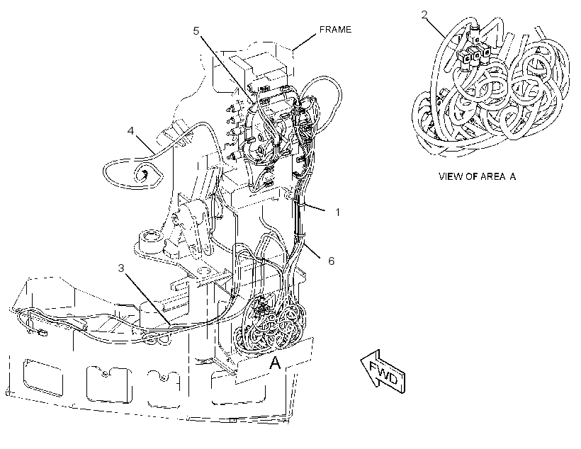 WIRING GP-HARVESTER HEAD 3732416 CAT