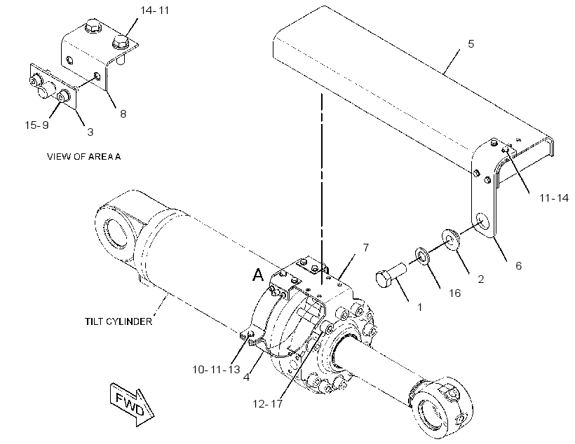 GUARD GP-TILT CYLINDER 3647246 CAT
