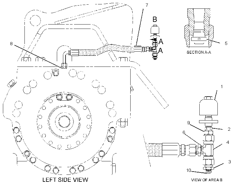 LINES GP-AXLE VENT 1584564 CAT