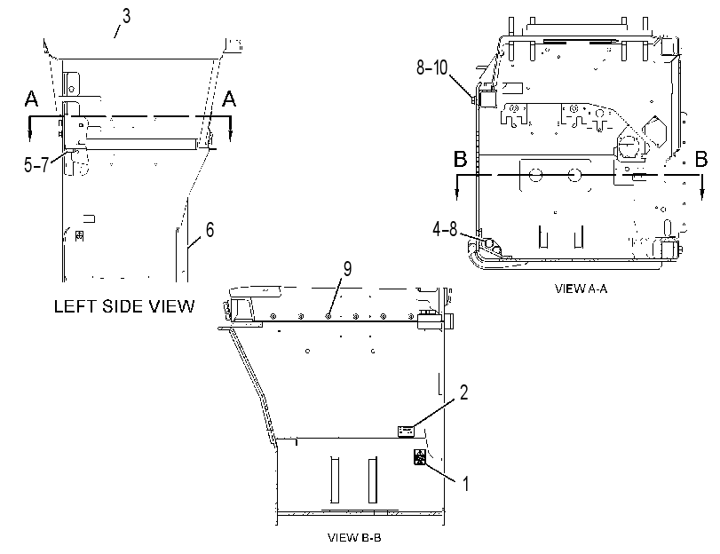 CAB GP-OPEN ROPS 2453089 CAT