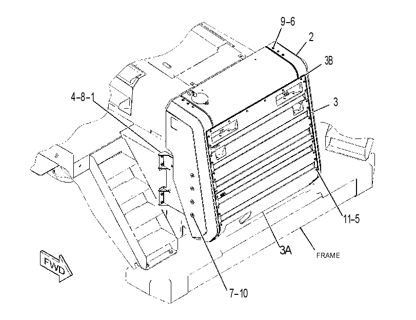 COWLING GP 3147010 CAT