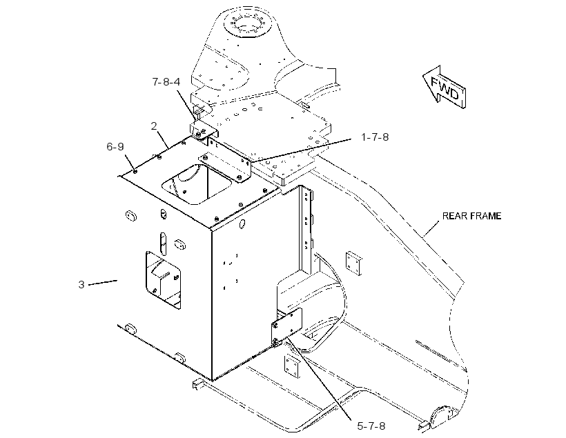 ENCLOSURE AS-HYDRAULIC TANK 3502847 CAT