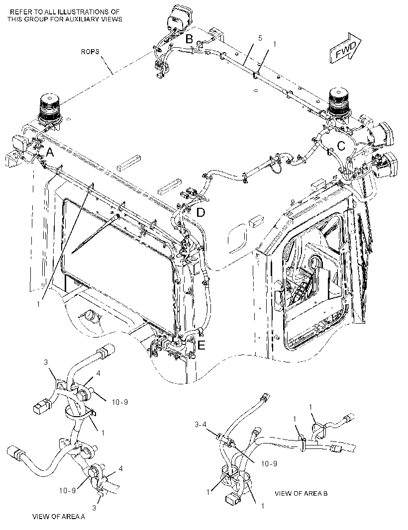 WIRING GP-ROPS 3231101 CAT