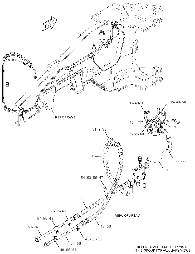 LINES GP-STEERING OIL COOLER 3293299 CAT