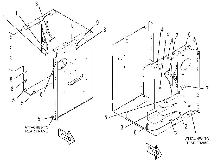 ENCLOSURE AS-HYDRAULIC TANK 3450749 CAT