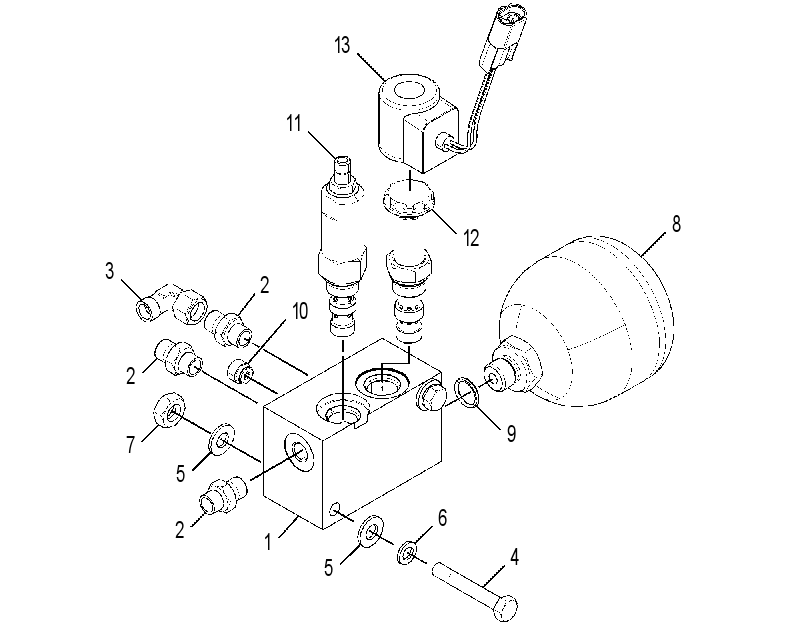 ACCUMULATOR & MTG GP-HYDRAULIC 3813131 CAT