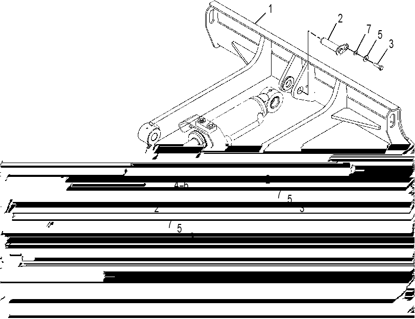Отвал с креплением 3792872 CAT
