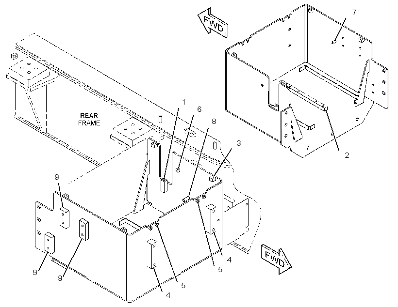 BOX AS-BATTERY 3714401 CAT