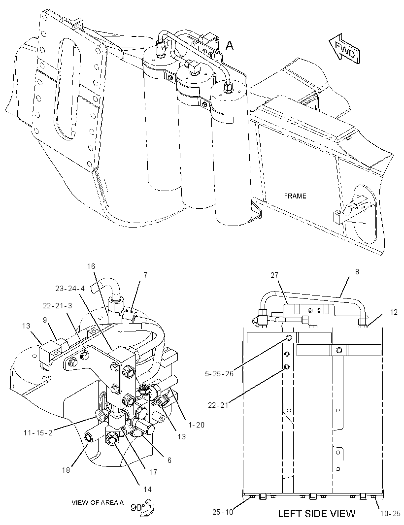 VALVE & MTG GP-BRAKE 2381231 CAT