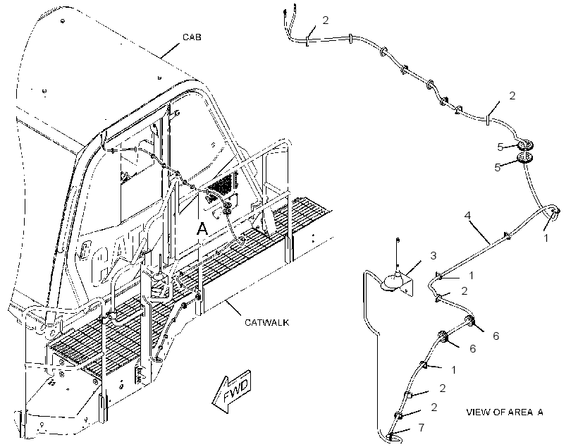 ANTENNA & MOUNTING GP 3216471 CAT