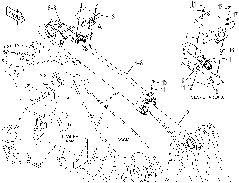 CYLINDER & VALVE GP-TILT 3610975 CAT