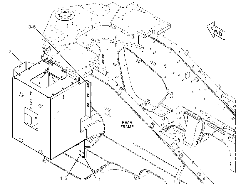 ENCLOSURE GP-HYDRAULIC TANK 3228809 CAT