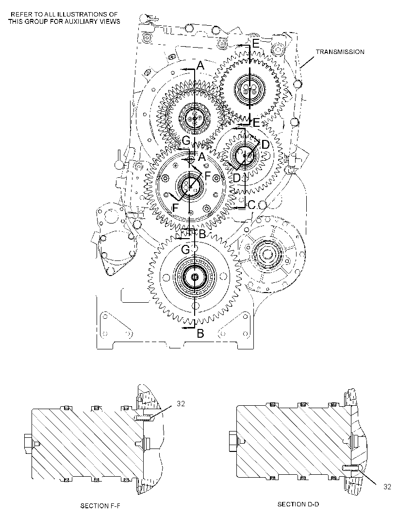 SHAFT GP-TRANSMISSION 3576717 CAT