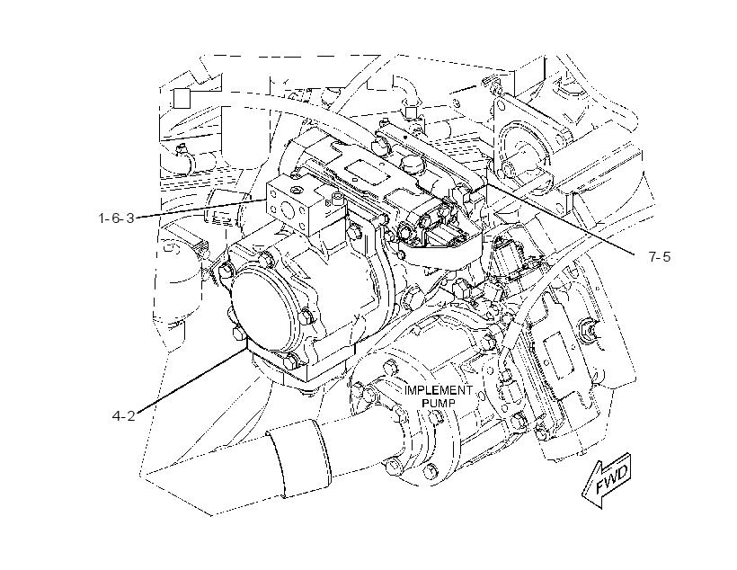 PUMP & MTG GP-IMPLEMENT 3434988 CAT
