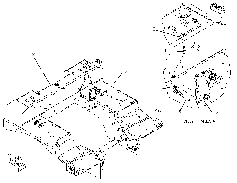 TANK AR-FUEL 3649526 CAT