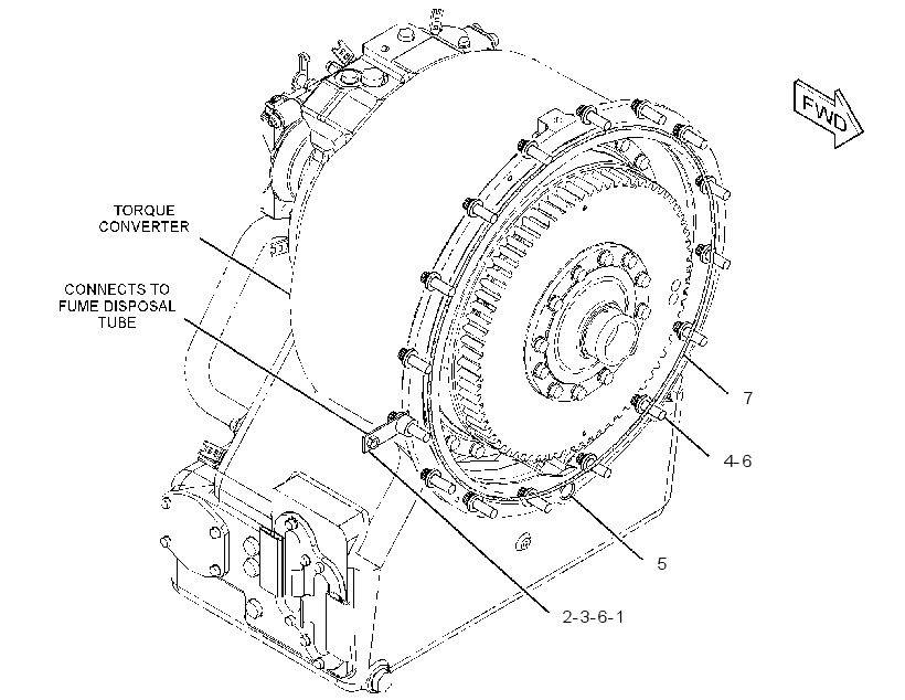 MOUNTING GP-TORQUE CONVERTER 2955208 CAT