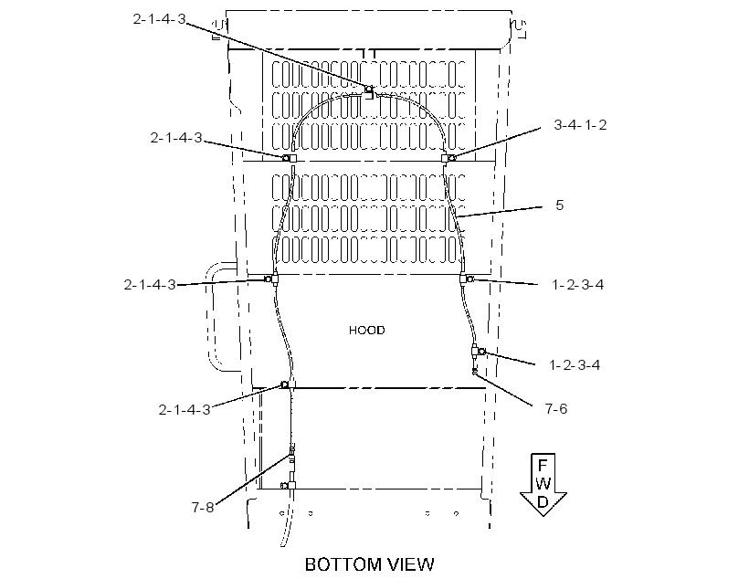 LINES GP-FIRE SUPPRESSION 2888582 CAT